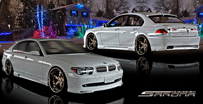 Custom BMW 7 Series Body Kit  Sedan (2002 - 2005) - $1390.00 (Manufacturer Sarona, Part #BM-025-KT)